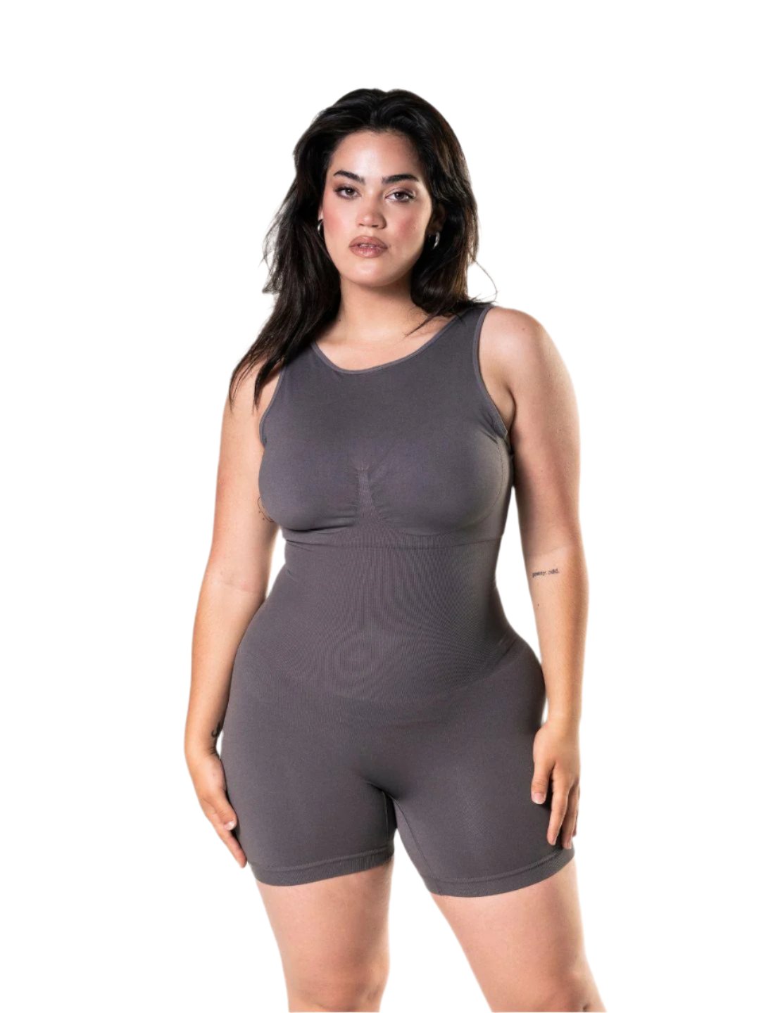 Round Neck Low Back Bodysuit from HeyShape