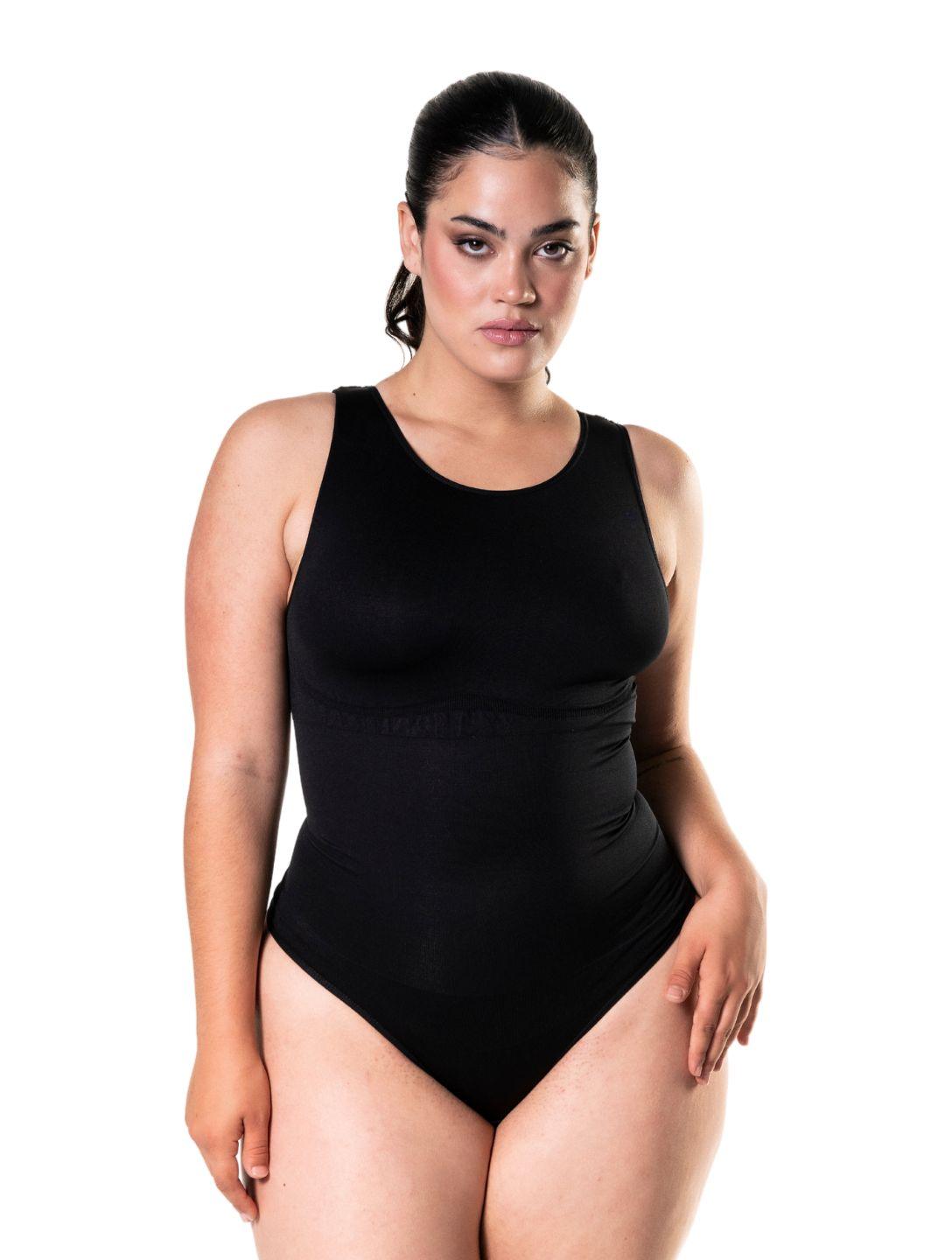 Round Neck Thong Bodysuit from HeyShape