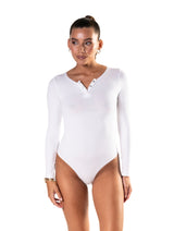 Seamless Long Sleeve Thong Bodysuit from HeyShape