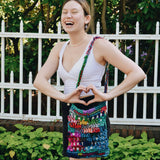 Hidden Heart Bag Crochet Pattern from Darn Good Yarn