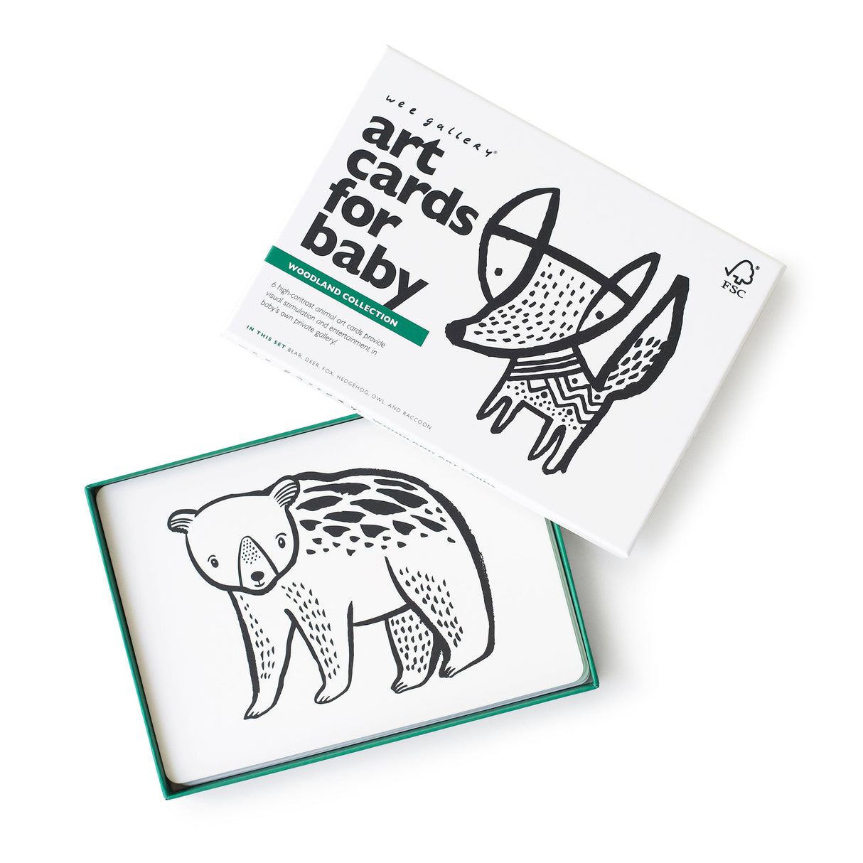 Art Cards for Baby - Woodland Collection From Wee Gallery