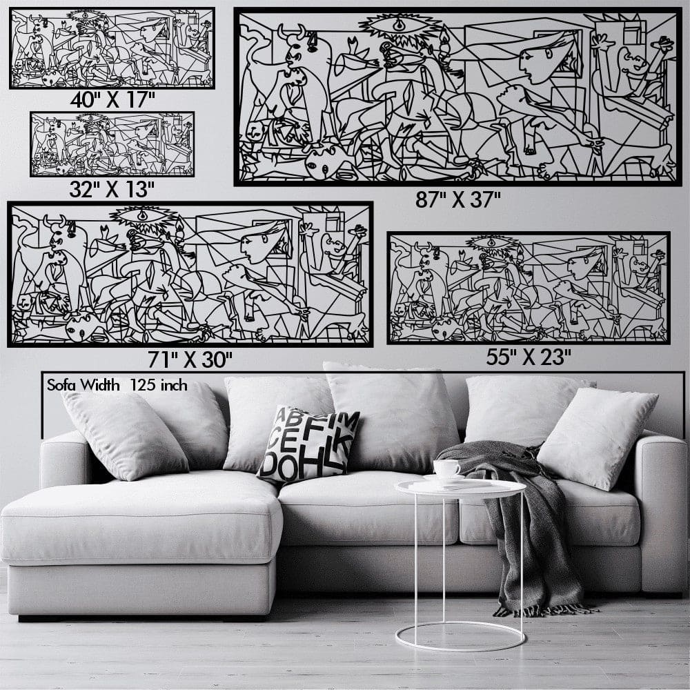 GUERNICA Pablo Picasso Metal Wall Art from VITAHOME DESIGN LLC
