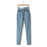 Classic Women High Waist Denim Jeans From Kawaii Stop