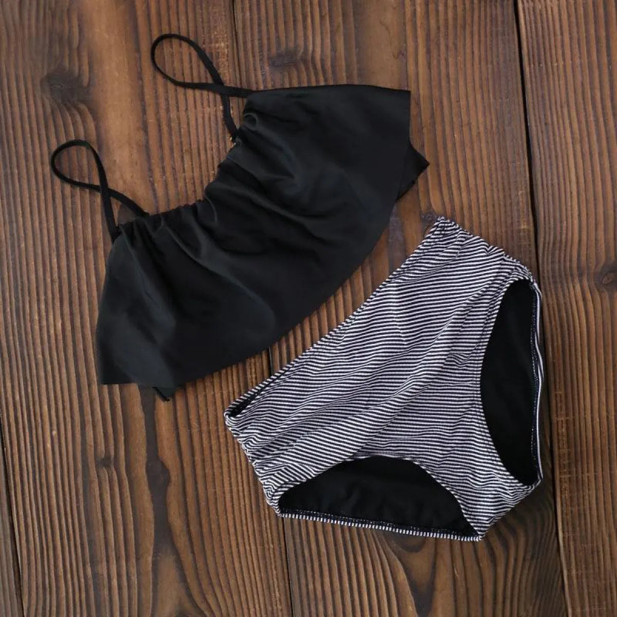 High Waist Halter Bikini Set from Kawaii Stop