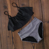 High Waist Halter Bikini Set from Kawaii Stop