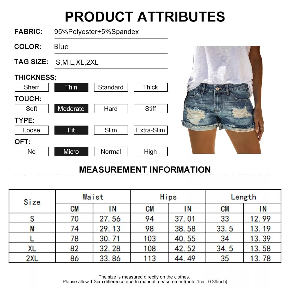 Korean Style High Waist Jean Shorts From Kawaii Stop