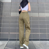 Street Fashion Casual High Waist Jeans From Kawaii Stop