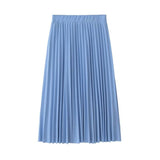 High Waist Pleated Length Elastic Skirt from Kawaii Stop