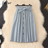 Elegant High Waist Pleated Skirts from Kawaii Stop