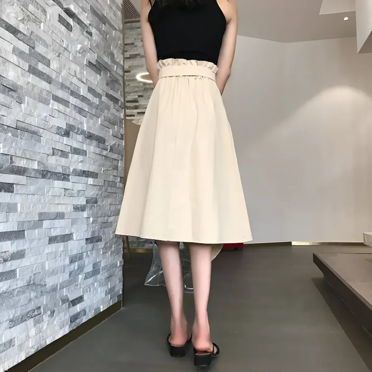 Elegant High Waist Pleated Skirts from Kawaii Stop