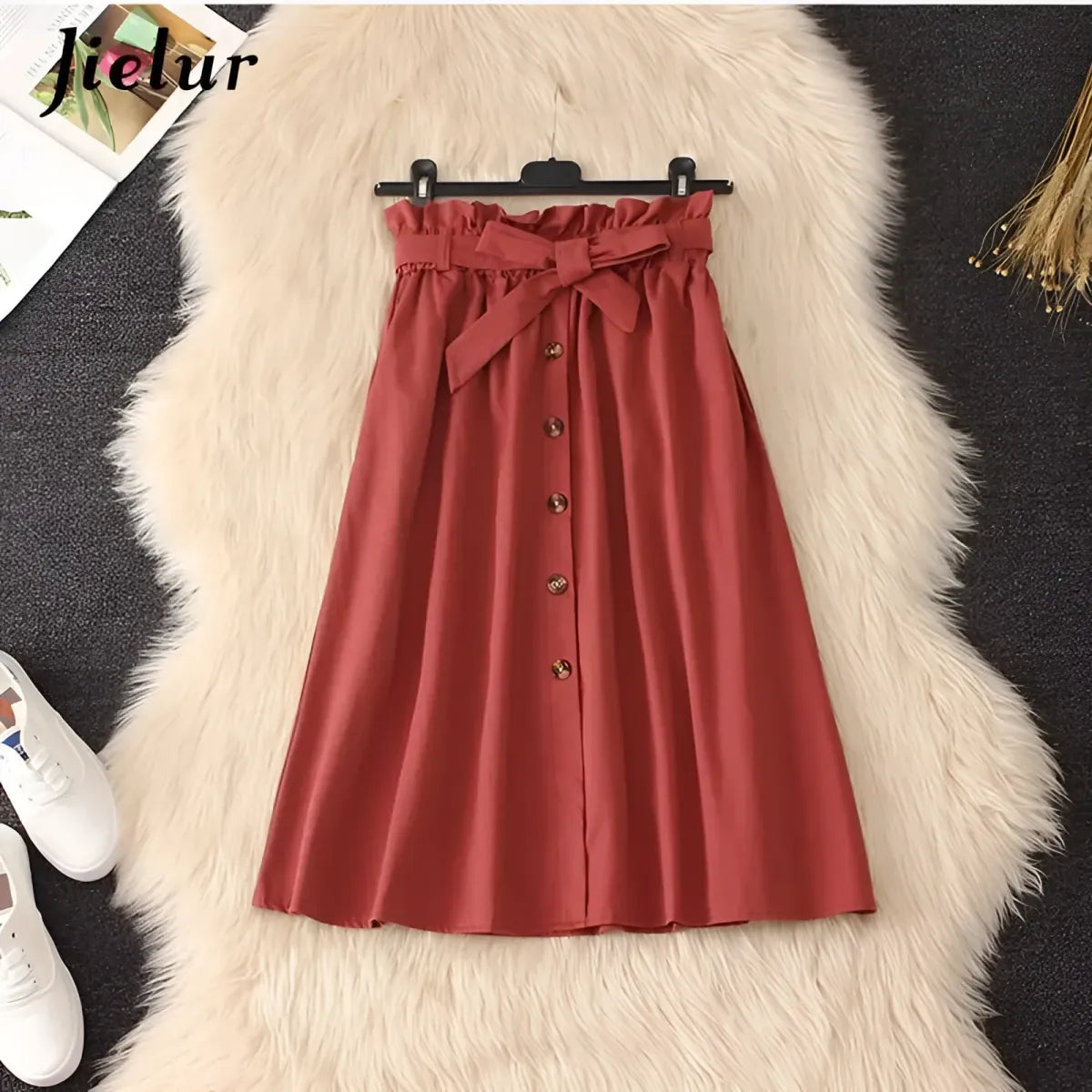Elegant High Waist Pleated Skirts from Kawaii Stop