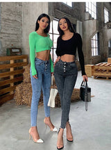 Women's High Waist Skinny Jeans From Kawaii Stop