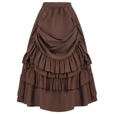 High Waist Victorian Ruffled Skirt – Gothic  from Kawaii Stop