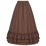 High Waist Victorian Ruffled Skirt – Gothic  from Kawaii Stop