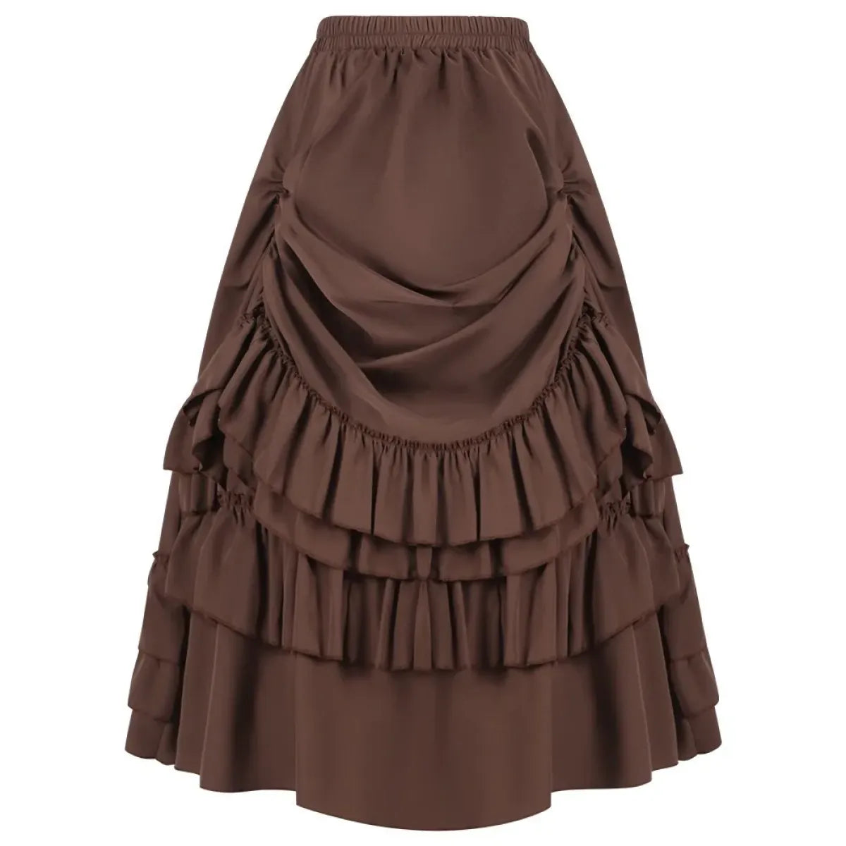 High Waist Victorian Ruffled Skirt – Gothic  from Kawaii Stop