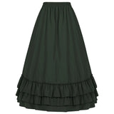 High Waist Victorian Ruffled Skirt – Gothic  from Kawaii Stop