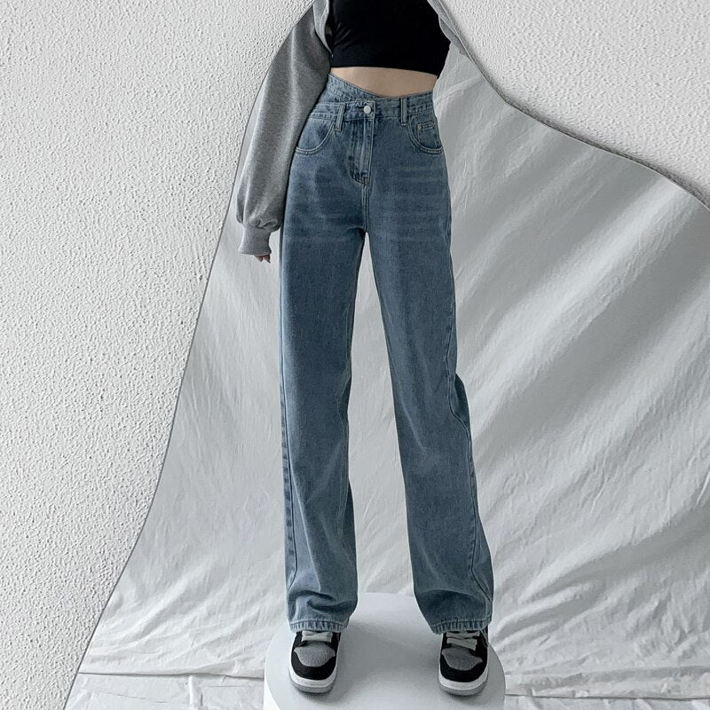 High Waist Wide Leg Jeans From Kawaii Stop