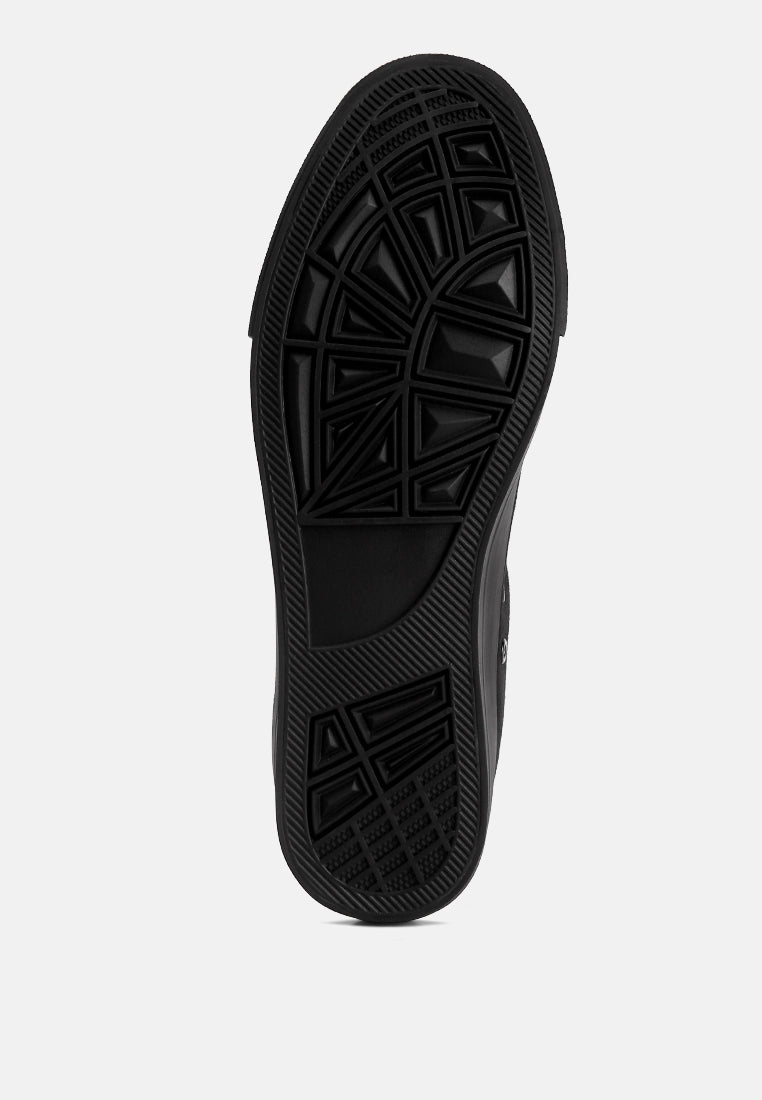 High Ankle Canvas Sneakers from London Rag International