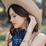 Birds Of A Feather Hoop Earrings | Gold from Hiouchi Jewels