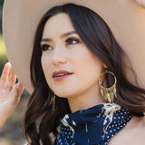 Birds Of A Feather Hoop Earrings | Gold from Hiouchi Jewels