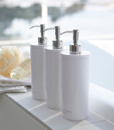 Round Dispenser Bundle - Shampoo, Conditioner, and Body Soap from Yamazaki Home