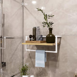 Bathroom Shelf and Towel Holder from VITAHOME DESIGN LLC