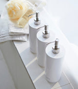 Round Dispenser Bundle - Shampoo, Conditioner, and Body Soap from Yamazaki Home