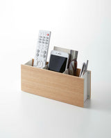 Desk Organizer - Two Sizes - Steel + Wood from Yamazaki Home