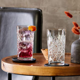 Libbey Hobstar Cooler Glasses, 16-ounce, Set of 4 from Libbey