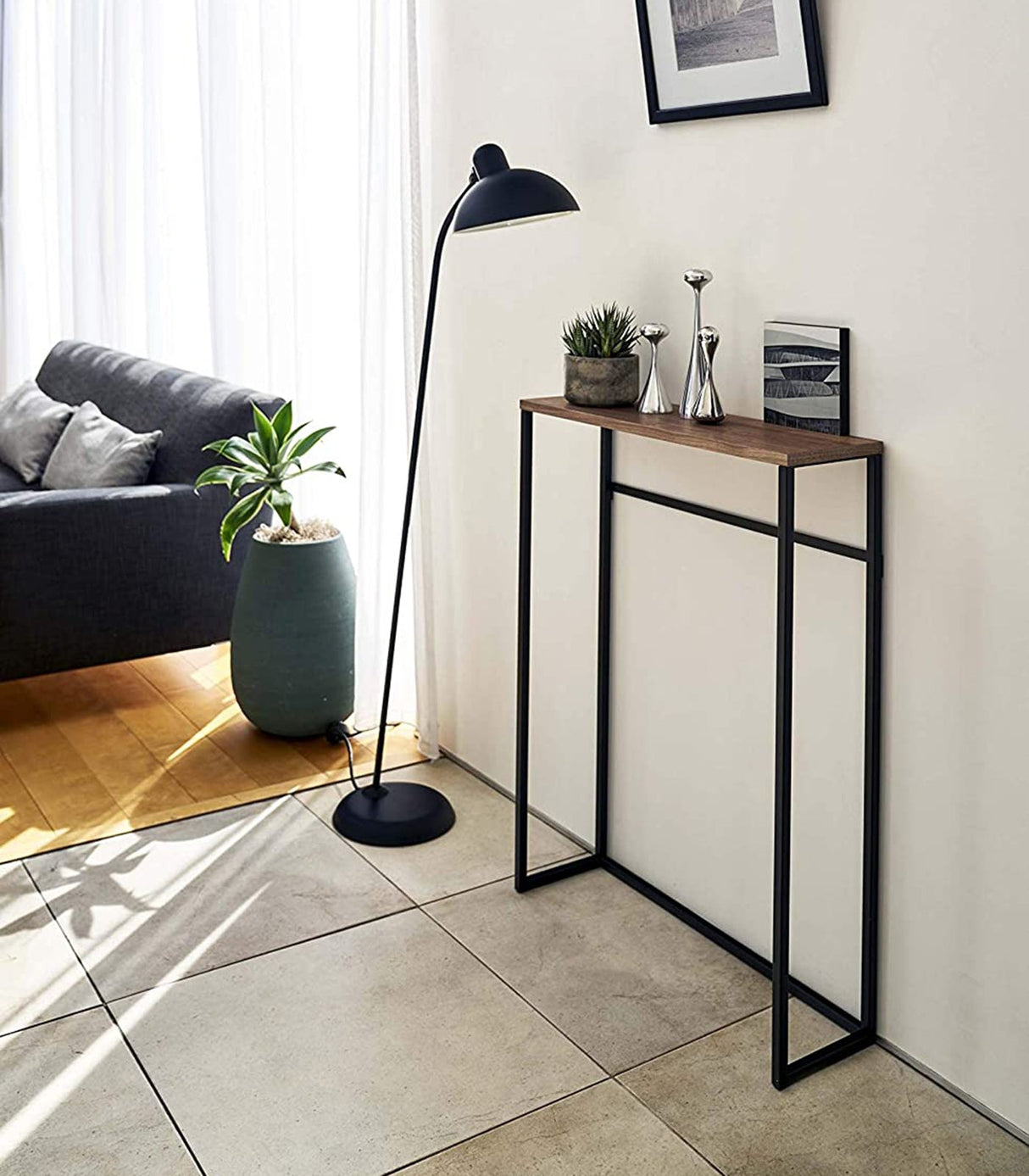 Narrow Entryway Console Table (32" H)  - Steel from Yamazaki Home