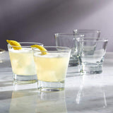 Libbey Modern Bar Essentials Double Old Fashioned Glasses, 10.5-ounce, Set of 6 from Libbey