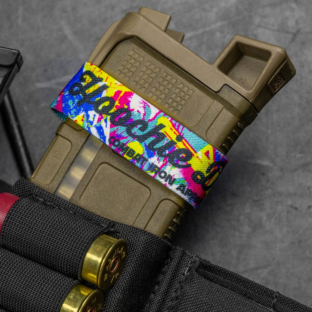 Reversible Elastic Wristband Bracelet from Combat Iron Apparel