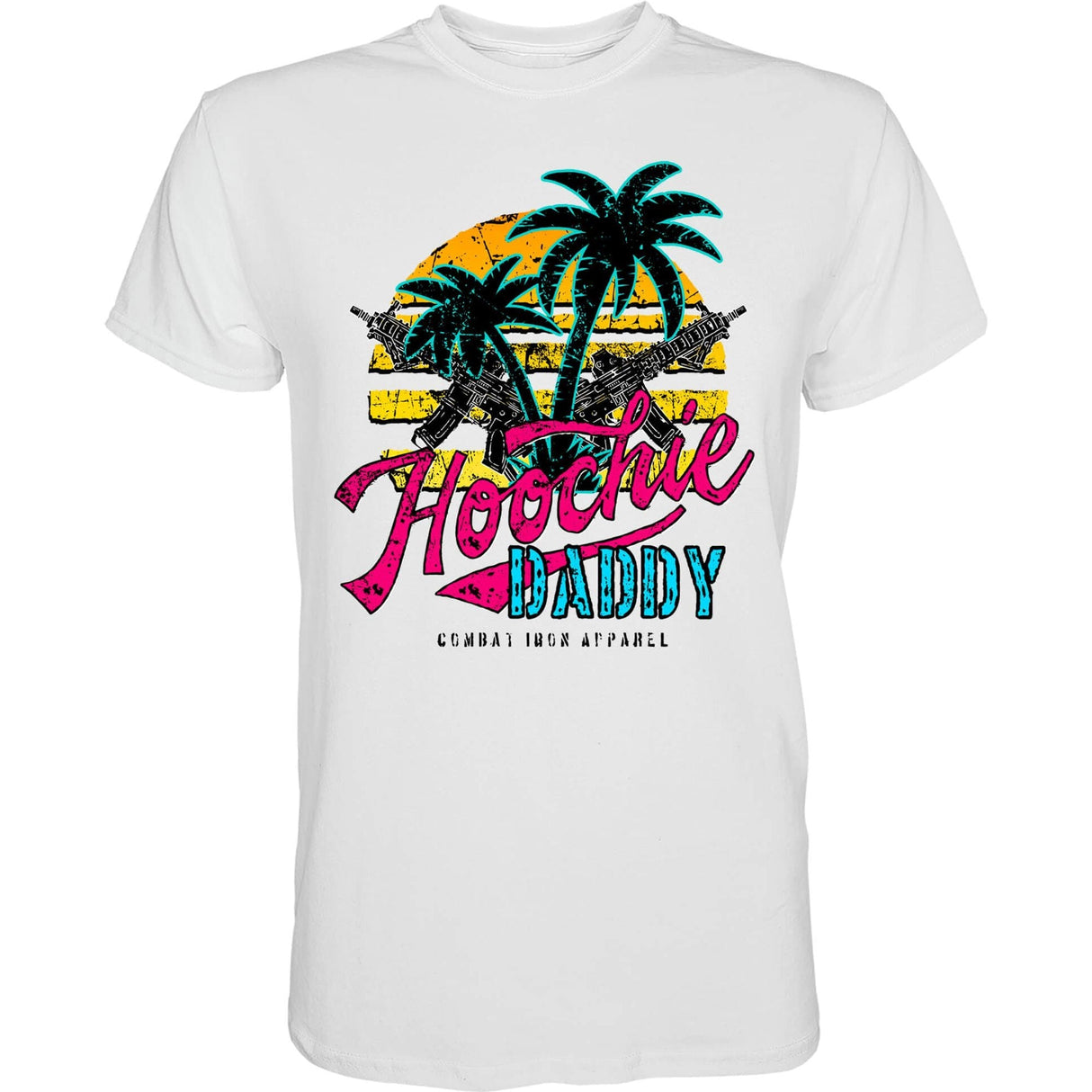 Hoochie Daddy Sunset Men's T-Shirt From Combat Iron Apparel