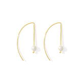 Freshwater Pearl Hook Earrings from SLATE + SALT