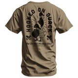 Hooked On Quack Hunter ' Get Ducked' Men's T-Shirt From Combat Iron Apparel
