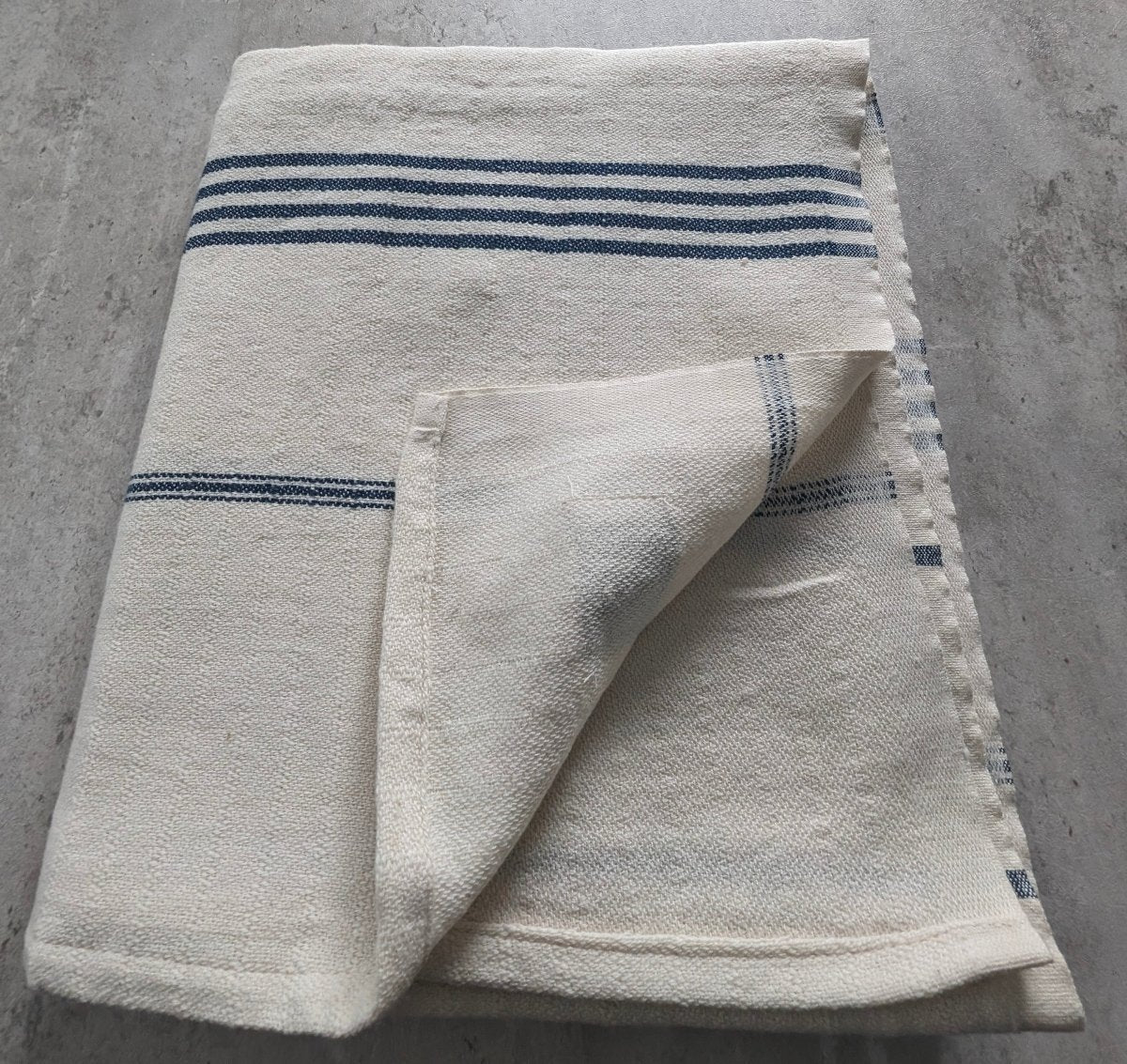 Horizon Stripe Turkish Cotton Towel Collection - Sand-Repelling, Quick-Drying, Tassel-Free, 39”x70” from The Bali Market