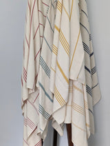 Horizon Stripe Turkish Cotton Towel Collection - Sand-Repelling, Quick-Drying, Tassel-Free, 39”x70” from The Bali Market