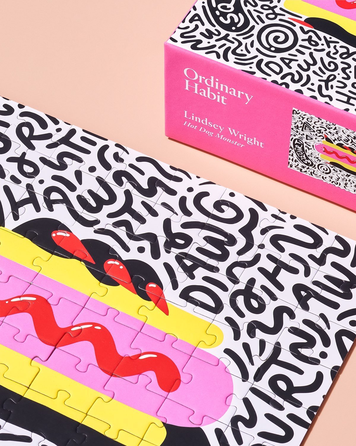 Hot Dog Monster Puzzle from Ordinary Habit