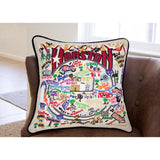 Houston Hand-Embroidered Pillow from Quirks!