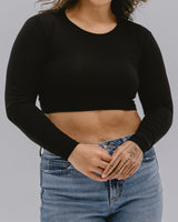 Crew Neck Long Sleeve Halftee from HALFTEE Layering Fashions