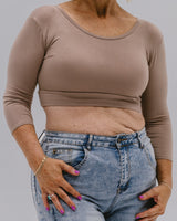 Classic 3/4 Sleeve Halftee from HALFTEE Layering Fashions