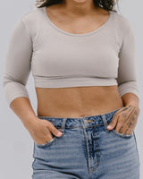 Classic 3/4 Sleeve Halftee from HALFTEE Layering Fashions