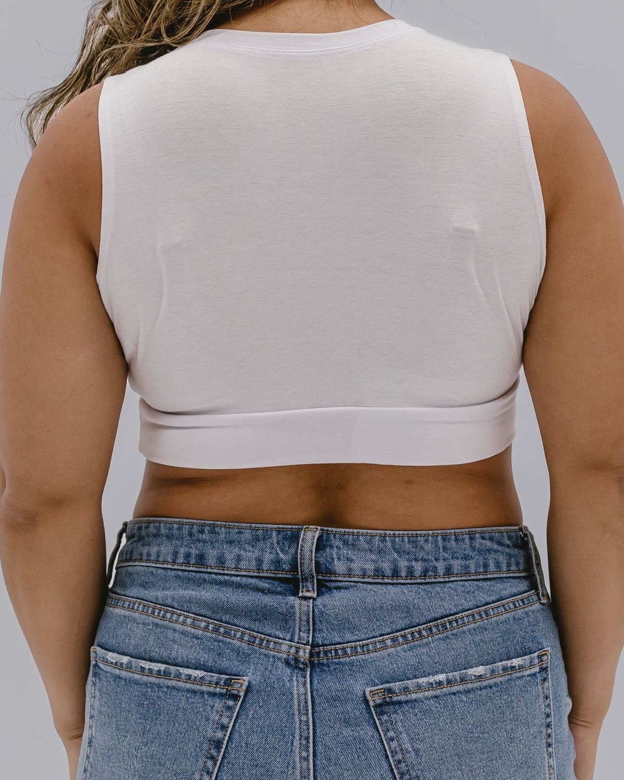 Crew Neck Tank Halftee from HALFTEE Layering Fashions