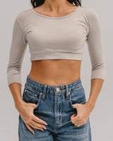 Classic 3/4 Sleeve Halftee from HALFTEE Layering Fashions