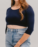 Classic 3/4 Sleeve Halftee from HALFTEE Layering Fashions