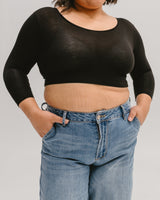 Classic 3/4 Sleeve Halftee from HALFTEE Layering Fashions