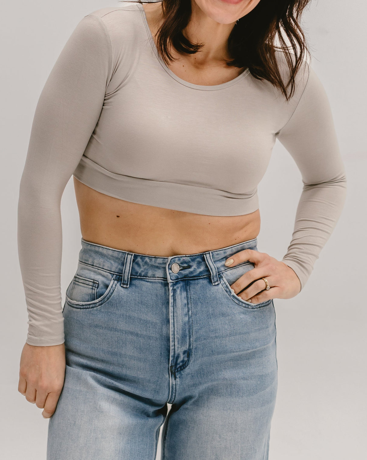 Classic Long Sleeve Halftee from HALFTEE Layering Fashions
