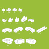 Hubelino 128-Piece Run Elements Set from HABA USA