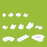 Hubelino 55-Piece Run Elements Set from HABA USA