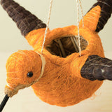 Hummingbird Planter - Coco Coir | LIKHA x Gilded Frond Clay + Textiles From LIKHÂ